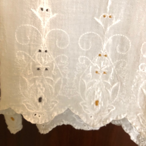 Lucky Brand long sleeved peasant blouse cotton - Picture 3 of 8